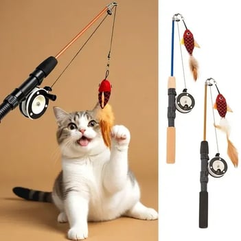 Fishing Rod Cat Toy on Waterfall Resort's Gift Guide