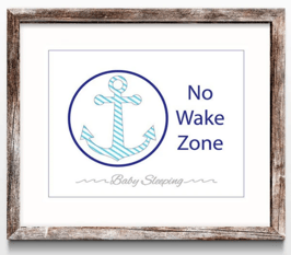 No Wake Zone picture for baby fisherman